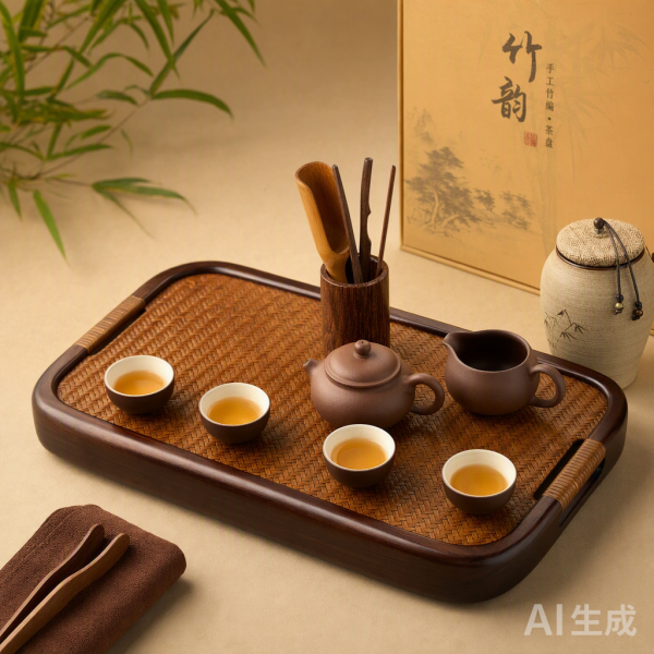 Bamboo Weave Tea Tray Master Series