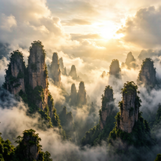 Zhangjiajie 4-Day Avatar Mountains Tour