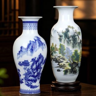Blue-and-White Porcelain Vase Master Series