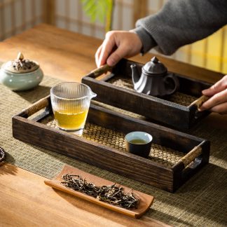 Bamboo Weave Tea Tray Gallery Edition