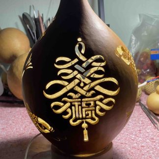 Gourd Pyrography Lamp Master Series