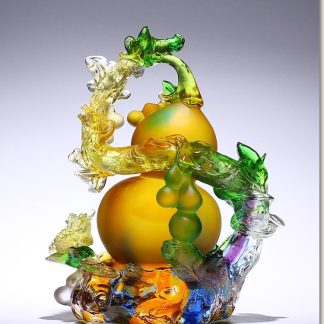 Blown-Glass Gourd Pendant Lamp Master Series