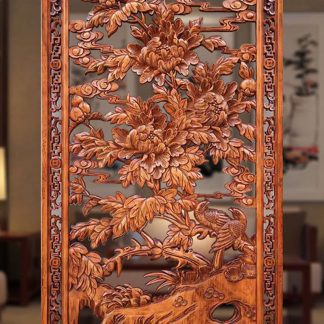 Sandalwood Relief Carving Panel Collection I