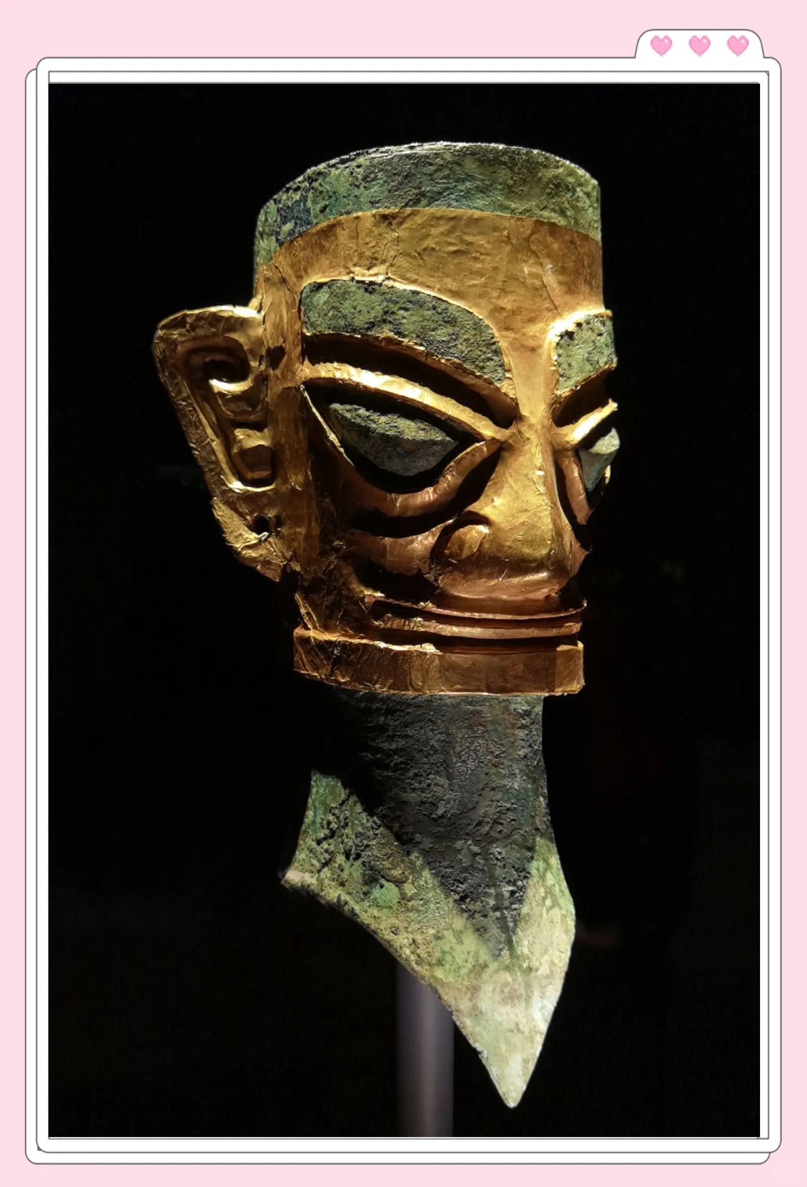 Sanxingdui Bronze Standing Figure Replica