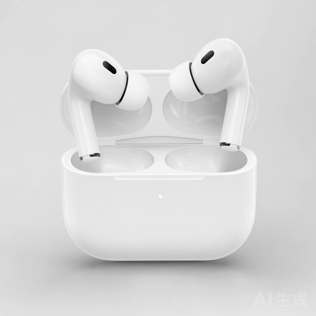 Active Noise-Cancelling AI Earbuds — White