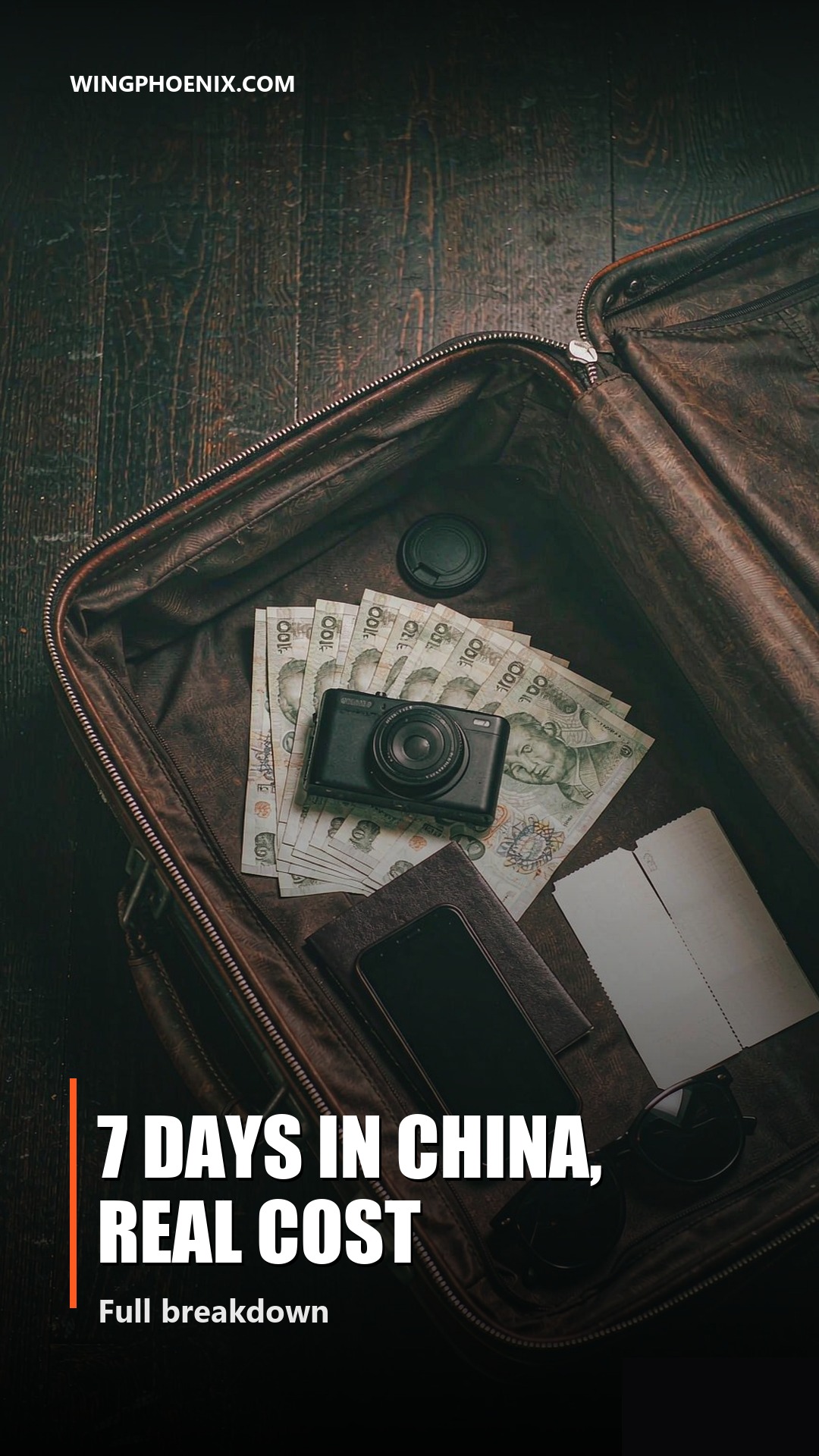 Exported PDF China itinerary showing day-by-day plan and route map