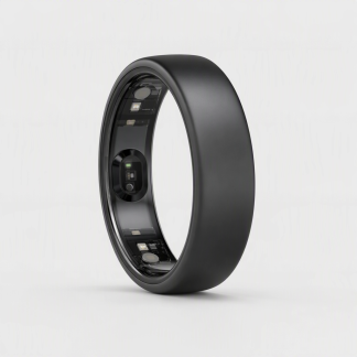 Smart Health AI Ring — Black