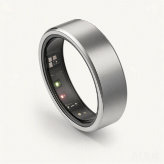 Titanium Smart Ring — Silver