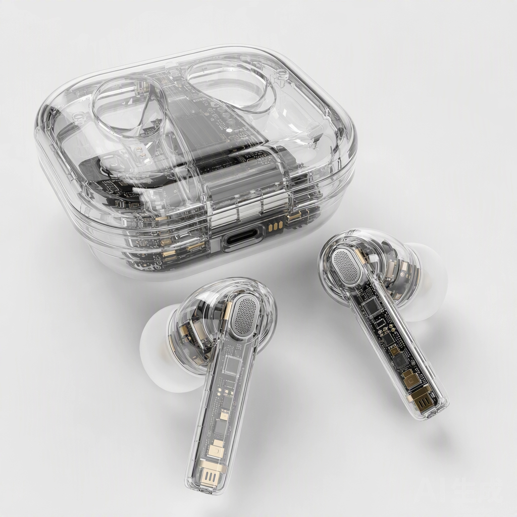 Real-Time Translation AI Earbuds — Transparent
